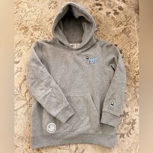 GOAT Hooded Sweatshirt, youth XL, grey